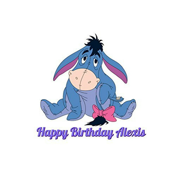 Details about   WINNIE THE POOH EEYORE 2" Cake Topper Figure 100 Acre Woods Sitting Disney